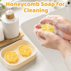 60 Set Bee Themed Baby Shower Favors for Guest Honeycomb Soap, Including Honey Soap with Thank You Card Gift Bags, Return Gifts for Gender Reveal Party Decorations Baby Shower Gifts Souvenirs Prizes - Image 4