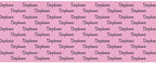 MyPupSocks Custom Birthday Gift Wrapping Paper Sets Initials Name Text Pink Birthday Wrapping Paper Set for Girls Boys Kids 5 Rolls 58"x 23" - Image 2