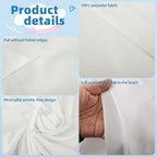 DRESSMAKER 10 Pack Ivory Table Cloth Rectangle 70X120 Inch Fit 8FT Table - Image 5