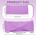MDS Pack of 50 Spandex Chair Sashes Without Slider Buckles – Light Purple - Image 2