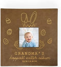Engraved Personalized Baby's First Easter Leatherette Photo Album, Holds 200 4" x 6" Photos by GiftsForYouNow