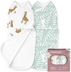 Momcozy Swaddles for Newborns, Quiet Fastener Swaddle for Infant 0-3 Months by Momcozy