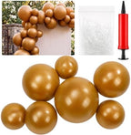 1 Set Reusable Inflatable Balloon Garland Arch Kit,Brown by Resholder