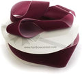 2" Velvet Ribbon Single Sided Soft Plush Luxury Craft Trim for Hair Bows Sewing Gift Wrapping Decorations Floral Arrangements and DIY Projects (Wine, 25 Yards) by HairBowCenter