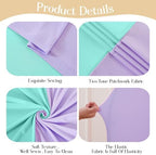 Blue Purple Arch Backdrop Cover Set of 2 Birthday Party Arch Covers 7.2 and 6ft Wedding Arch Cover Stretchy Backdrop Bridal Baby Shower Lavender Lilac Arch Covers Spandex - Image 5