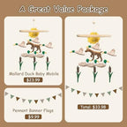 Mallard Duck Baby Crib Mobile Set with 7.75ft Pennant Banner Flags - Image 4