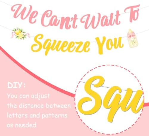 ZestZing Lemon Bow We Can't Wait to Squeeze You Baby Shower Decorations - Image 5
