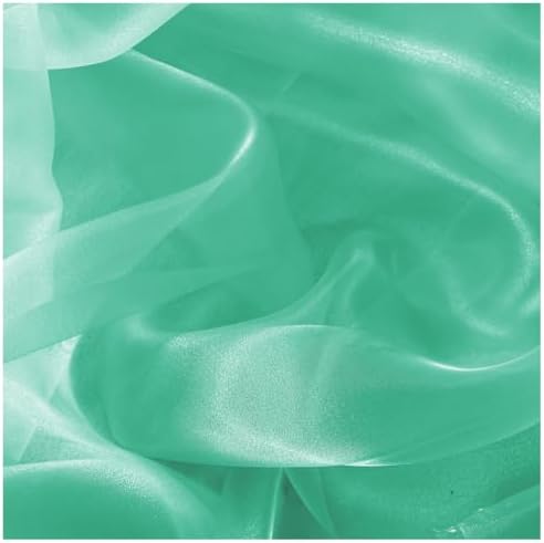40 Yard Organza Fabric 44" Wide for Wedding Event Décor - Mint - Image 5