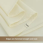 sancua Beige Tablecloths Rectangle, 8 Pack Table Cloth for 8 Foot Tables - Image 5