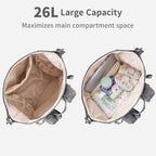 CEI-CEI Neoprene Diaper Bag Backpack Large Newborn Baby Maternity Bags Waterproof Travel Tote for Mom Dad with Insulated Pockets,Changing Pad - Image 5