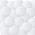 Treela 48pack White Chinese Paper Lanterns for Wedding Party Decor, 12" by Treela