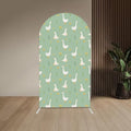 Silly Goose Arch Backdrop Cover for Baby Shower 8FT Green Stretchy Arched Cover 1st Baby Birthday Party Decorations by Aerdce