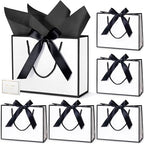 DOYIDE 30 Pcs Thank You Gift Bags with Tissue Paper & Handles, 9x7x3.1inch by DOYIDE