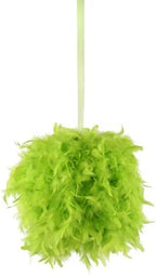 ZUCKER 18 inch Fluffy Feather Hanging Pom Pom - Hanging Decor for Party, Wedding, Baby Shower or Home Decor (Lime) by ZUCKER