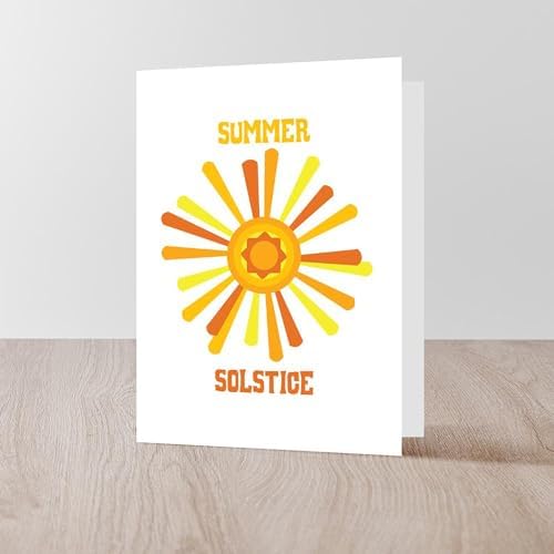 CafePress Summer Solstice Greeting Cards Greeting Card (20-pack), Note Card with Blank Inside, Birthday Card Matte - Image 4