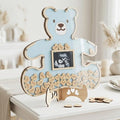 The Real Bossy Baby Baby Memory Keepsake Frame Guestbook – Luxury Baby Shower & First Birthday Guest Book Alternative – Preserve Wishes, Messages & First Year Memories in a Beautiful Nursery Display by TheRealBossyBaby