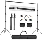 EMART 9.2x10FT Backdrop Stand Adjustable Back Drop Stand for Party Wedding by EMART