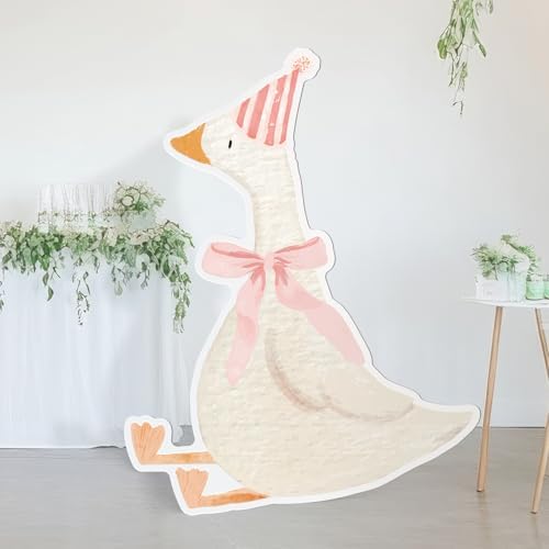 Croblissful One Silly Goose Party Decorations, Pink, Goose by CroBlissful