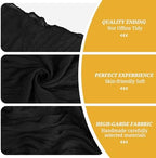 60 PCS Black Cheesecloth Chair Sashes, 16 x 70 inch Cheesecloth Sashes Rustic Chair Decorative Bows Designed ChairCover for Wedding Banquet Party Aisle Home Kitchen Decoration - Image 3