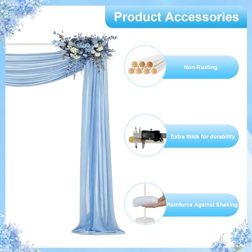 Square Arch Stand Detachable Lightweight Balloon Arch Kit - Image 6