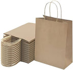 Nexmint Brown Gift Bags: 120 Pack Medium Paper Bags With Handle. Great Bags for Holidays, Graduation, Congratulations, Wedding, Birthday, Shopping, Party Favors, Treats, Goodies, Business Tchotchkes, Retail - Image 4