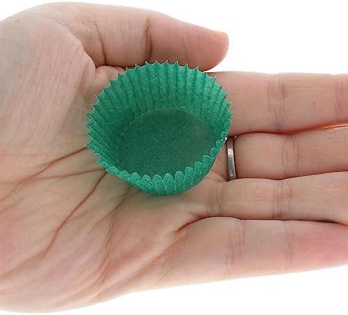 CybrTrayd No.5 Glassine Paper Approximately 5,000 Pieces – 1-1/4” Base, 3/4” Wall Candy Cups, Green - Image 5
