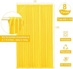8 Panels Yellow Backdrop Curtain for Parties Wrinkle Free Lemon Yellow Photo Curtains Backdrop Drapes Fabric Decoration for Birthday Party Wedding Baby Shower 40ft(W) x 10ft(H) - Image 5