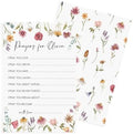 Prayers for Baby Fill-in Cards – Personalized Wishes, Christian for Baptism, Christening, Baby Shower, First Communion, First Birthday – Baby in Bloom, A Little Wildflower is on the Way by AllEwiredUp