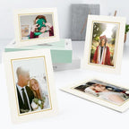 Golden State Art, Paper Picture Frames, 4X6, Ivory Gold Lining, 100 Pack - Image 3