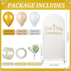 Gilprop 125 Pcs 7.2ft Holy Communion Baptism, Elastic Polyester - Image 2