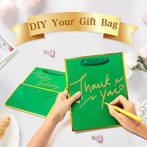Epoesch 36 Pack Gift Bags with Handles & 36 Tissue Papers – 8x5x10 Inches - Image 4