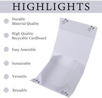 iloMAOZX White Gift Box, 14x9x4.5 Inch Gift Boxes for Presents & Packaging - Image 4