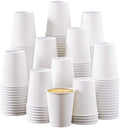 Turbo Bee 10 oz Disposable Coffee Paper Cups,270 Pack Hot Drinking Cups,White Paper Party Cups by TurboBee