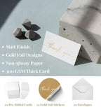 Paper Play Thank You Cards Bundle | 120 Pack with Envelopes - Image 3