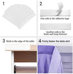 Leegleri Lavender Purple Curly Willow Tulle Tutu Table Skirt for Rectangle or Round Table,Ruffle Table Skirts for Mermaid Party Baby Shower Decoration(L 6(ft)*H 30in table skirt) - Image 7