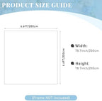 6.6FT x 6.6FT White Square Backdrop Arch Cover Double-Sided Spandex Arch Covers Fitted Wedding Arch Stand Cover Stretchy Backdrop for Balloon Arches Birthday Baby Shower Party Banquet Decorations - Image 4