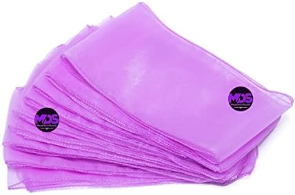 Pack of 100 Organza Chair Sashes for Wedding & Event Décor – Light Purple - Image 5