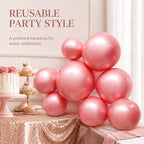 Garland Balloons Reusable, PVC Party Decor Arch Kit，7balls-White - Image 2