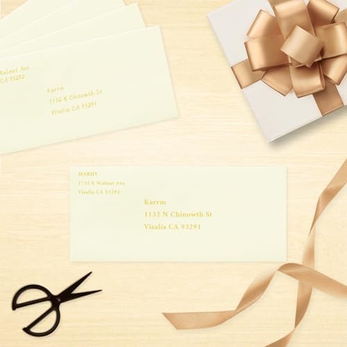 200 Pack Ivory #10 Business Envelopes Letter Size Self-Seal - Image 7