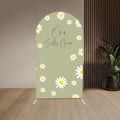 One Silly Goose Arch Backdrop Cover 5FT Daisy Flower Green Arch Stand Cover for Baby Shower 1st Birthday Party Decorations by Aerdce
