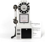 Vintage Audio Guest Book Wedding Phone, Audio Guestbook, White by FESTRING