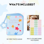 2Pack Baby's My First Photo Album for Baby Holds 21 4x6 Photos, Baby Photo Album Soft Cloth Family Book, My First Family Album for 4x6 Baby Shower Kids Toddlers Family Pictures, Toddler Photo Album - Image 2