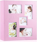 Ywlake Baby Photo Album 4x6 1000 Pocket Pictures, Leather Large Capacity Newborn Shower Girl Bebe Album Holds 1000 Horizontal Vertical Photos Pink by Ywlake