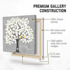 MuralMax Personalized Wedding Signing Tree Canvas Guest Book Wall Art - Image 5