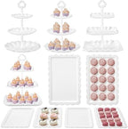 Kootek 10pcs Cupcake Stand Dessert Table Display Set Serving Tray for Party by Kootek