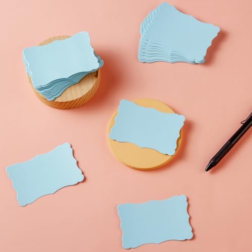 120 Pieces Mini Business Cards, 3.66x2.36 inches, Light Blue (Pack of 4) - Image 6