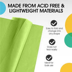 Party Solids Lime Green Tissue Paper for Gift Bags 15" X 20" 480 Sheets - Image 3