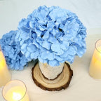 Light Blue Hydrangea Flower Balls for Centerpieces - 12 PCS - Image 3