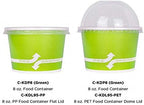 Karat [8oz - 1000 ct] Paper Ice Cream Cups & Soup Bowls for Hot/ Cold Food - Ideal for Soup, Ice Cream, Gelato, Yogurt and Snacks - Green - Image 4