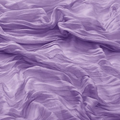 DeZerlor Purple Washable Cheesecloth Napkins Set of 50 for Wedding Party - Image 4